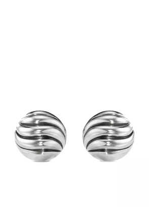 David Yurman sterling silver Sculpted Cable stud earrings (8mm)