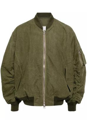 Readymade padded canvas bomber jacket - Green
