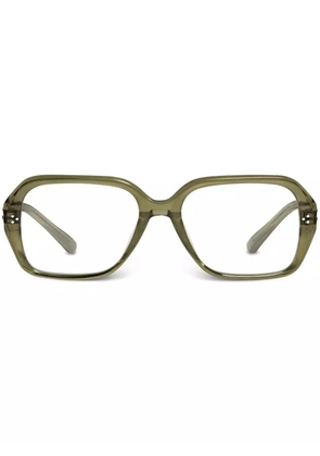 Gentle Monster Beca KC1 square-frame glasses - Green