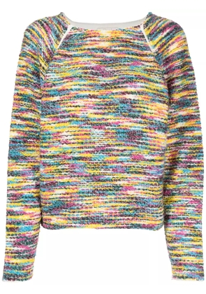 Rewind Vintage Affairs waffle-knit long-sleeved jumper - Multicolour