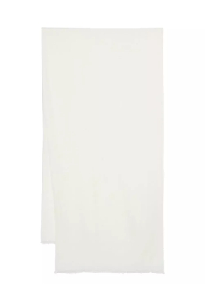 Faliero Sarti frayed scarf - White