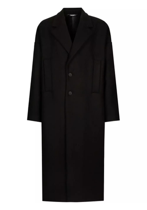 Dolce & Gabbana oversize single-breasted coat - Black