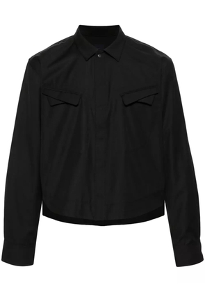 J.LAL Sintan cropped shirt - Black