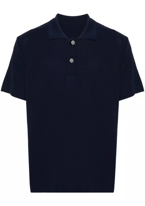 Jacquemus Maille honeycomb-knit polo shirt - Blue