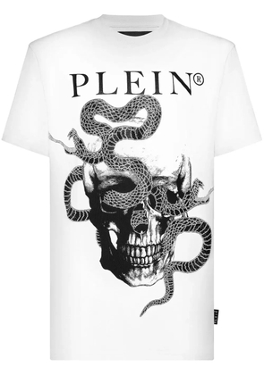 Philipp Plein SS Stones Snake T-shirt - White
