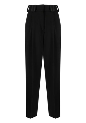 Moschino high-waist cropped trousers - Black
