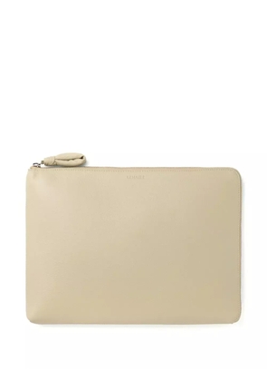 LEMAIRE leather laptop bag - Neutrals