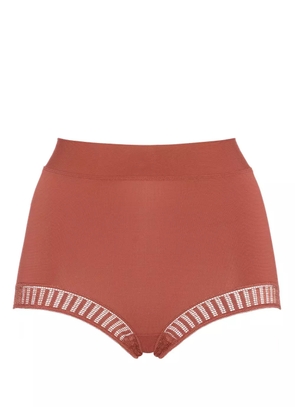 ERES Solange Graphic high-waist briefs - Brown