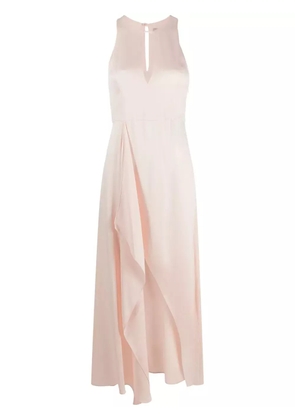 TWINSET asymmetric satin dress - Pink