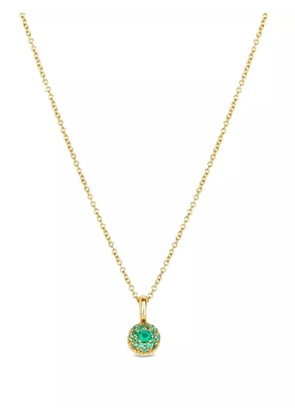Dinny Hall 9K yellow gold Bon Bon emerald necklace