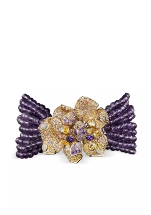 Anabela Chan 18kt yellow gold vermeil Bloomingdale diamond bracelet