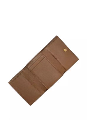 Dolce & Gabbana Dauphine logo-plaque trifold wallet - Brown