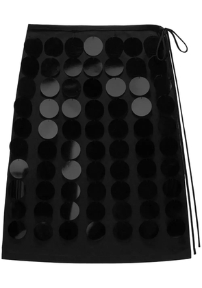 MSGM sequin-embellished midi skirt - Black