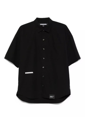 Neighborhood short-sleeve overshirt - Black