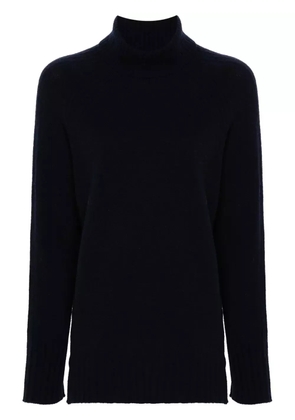 TWINSET roll-neck wool-cashmere blend jumper - Blue