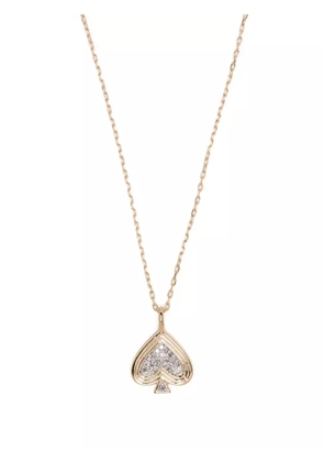 Adina Reyter 14kt yellow gold Make Your Move Spade diamond necklace