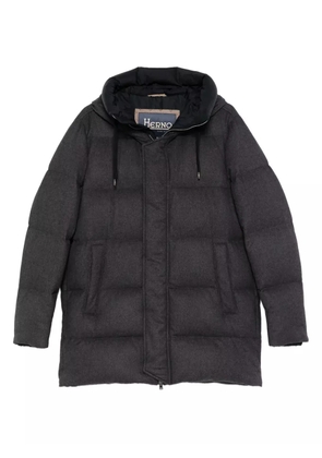 Herno quilted hooded puffer jacket - Grey