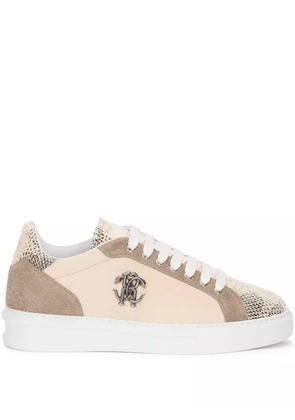 Roberto Cavalli lace-up sneakers - Neutrals