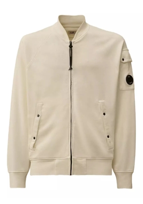 C.P. Company pocket-detail zip-up sweatshirt - Neutrals