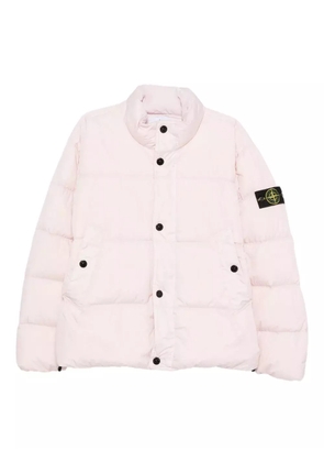 Stone Island logo-patch padded jacket - Pink