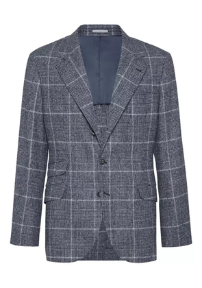 Brunello Cucinelli single-breasted blazer - Blue
