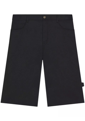 Courrèges straight-leg bermuda shorts - Black