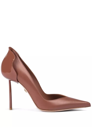 Le Silla 100mm Petalo pumps - Brown
