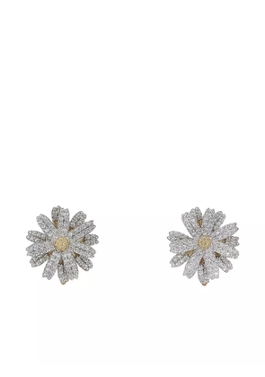 Anabela Chan yellow gold Daisy Drop citrine earrings - Silver