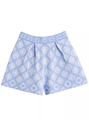 Chinti & Parker x Laura Whitmore Sunflower shorts - Blue