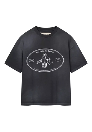 ROUGH. Drama Label T-shirt - Black