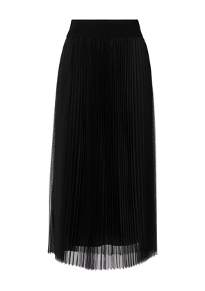 Fabiana Filippi pleated tulle midi skirt - Blue