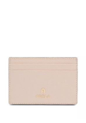 Furla Camelia leather card-holder - Neutrals