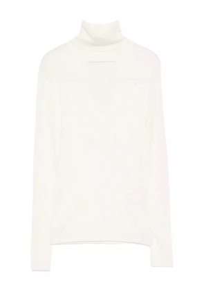 P.A.R.O.S.H. cut-out wool sweater - Neutrals