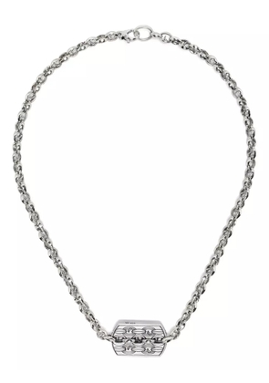 Stephen Webster Inline Razer Tag necklace - Silver