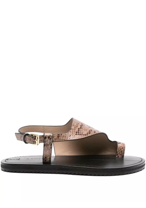 A.EMERY Milne flat sandals - Brown