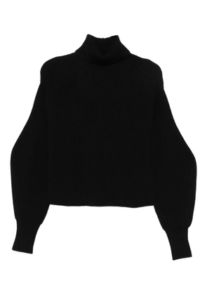 P.A.R.O.S.H. high-neck ribbed jumper - Black