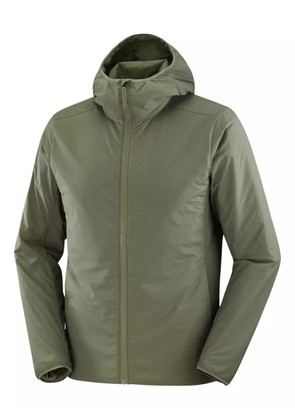 Salomon hooded zip-up jacket - Green