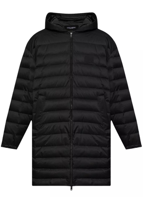 Dolce & Gabbana hooded padded coat - Black