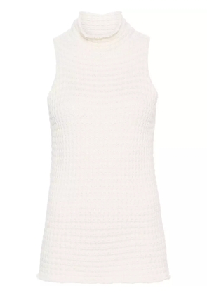 Jil Sander high-neck knitted top - Neutrals