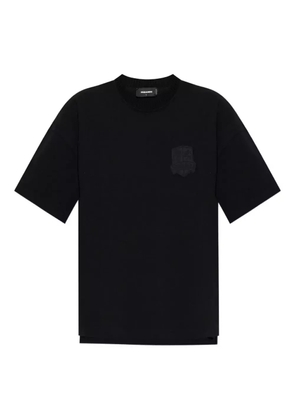 DSQUARED2 embroidered-badge cotton T-shirt - Black