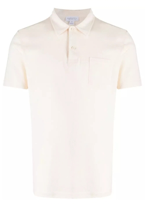 Sunspel short-sleeves cotton polo shirt - Neutrals