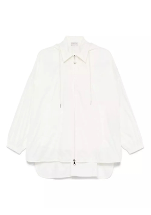 Moncler hooded overshirt - White