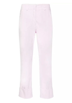 Peserico cuffed cropped trousers - Pink