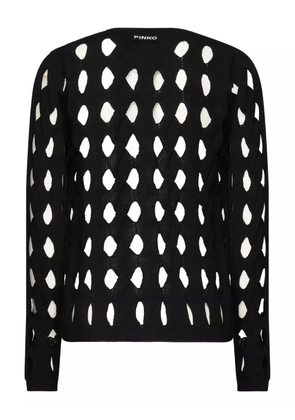 PINKO open-knit cardigan - Black