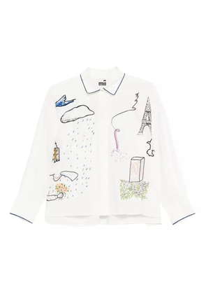 mii cotton shirt - White