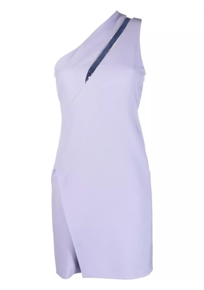 Genny sequin-embellished mini dress - Purple
