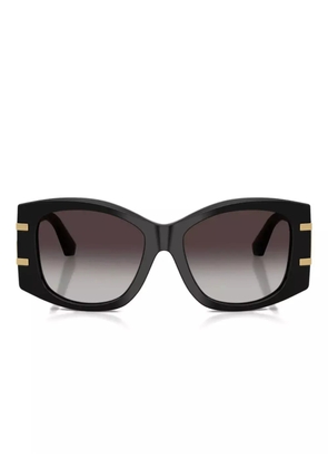Dolce & Gabbana Eyewear logo-embellishment sunglasses - Black