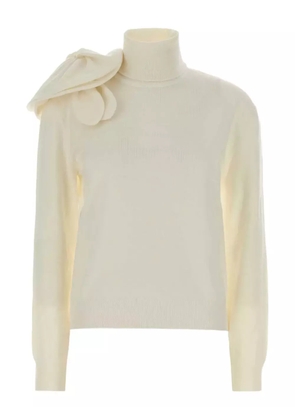 Moschino bow sweater - Neutrals