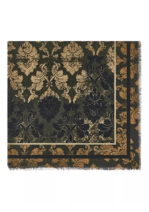 Roberto Cavalli brocade-print shawl - Green