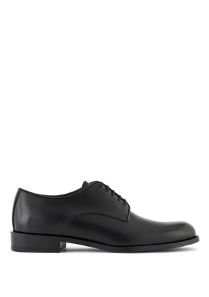Giorgio Armani leather derby shoes - Black